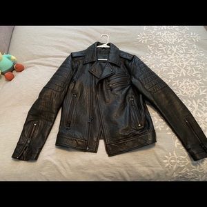 Guess Tiesto Collection - Mens Leather Jacket